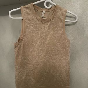 lululemon tan tank top